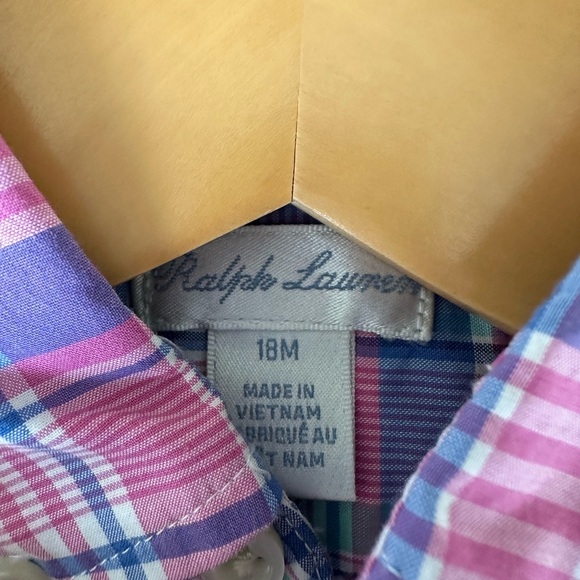 Ralph Lauren Kids Multicolor Plaid Button Down Shirt - Picture 4 of 7